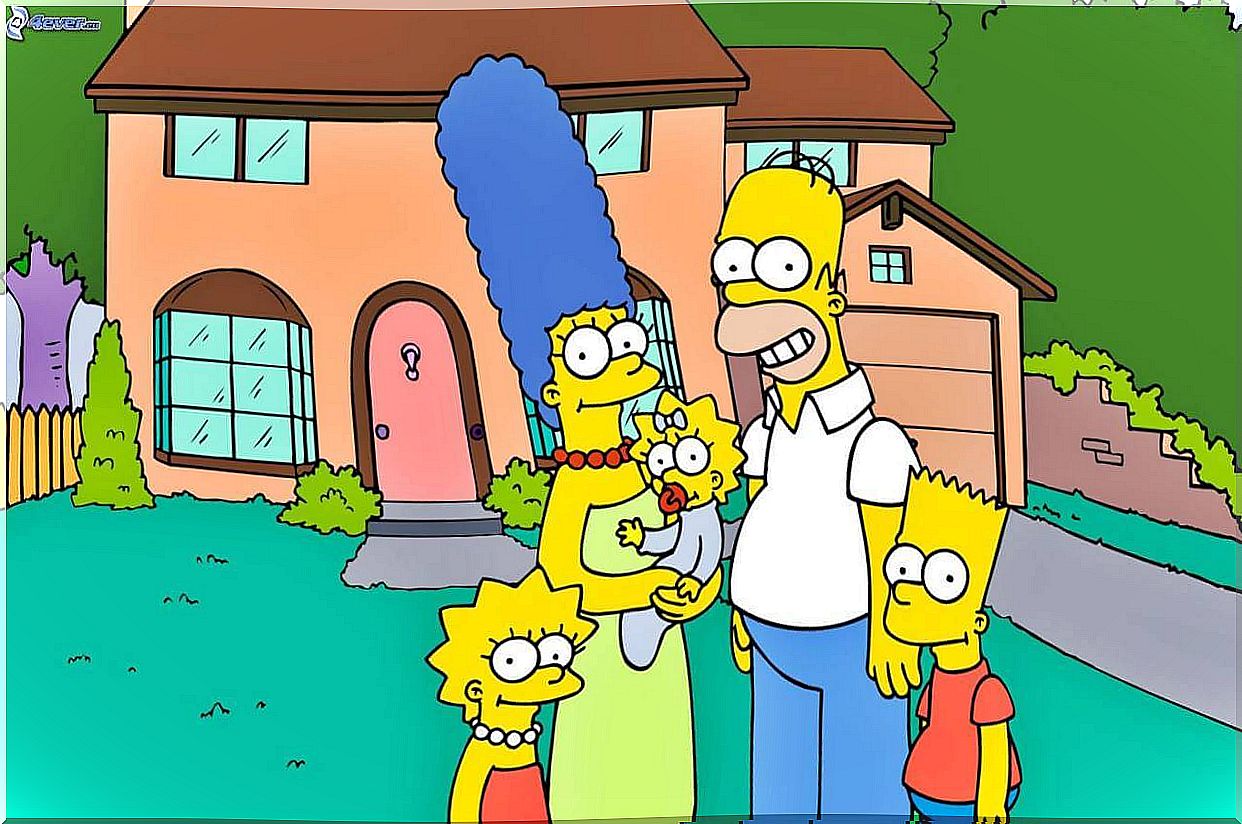 The Simpsons, one of the 90's series most loved by everyone.