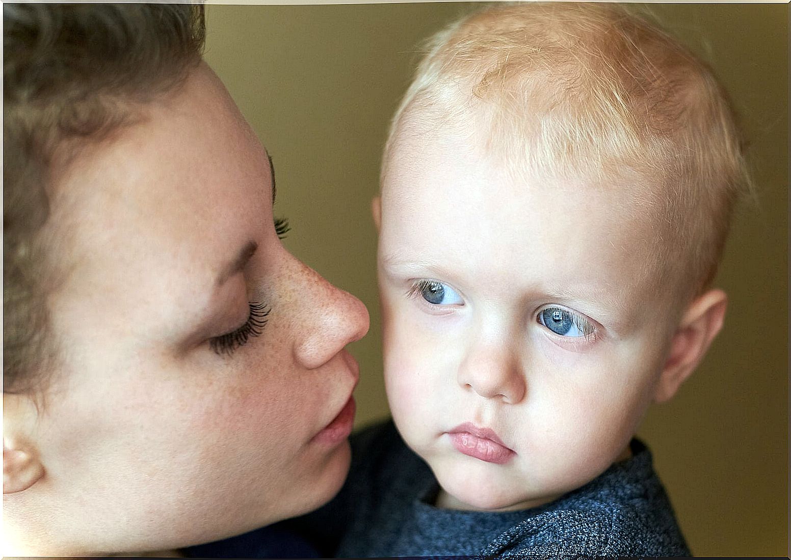 Mom talking to her son and telling him lies that we should not tell our children.