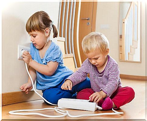 Supervising electrical outlets and plugs when there are children makes our home a safe place