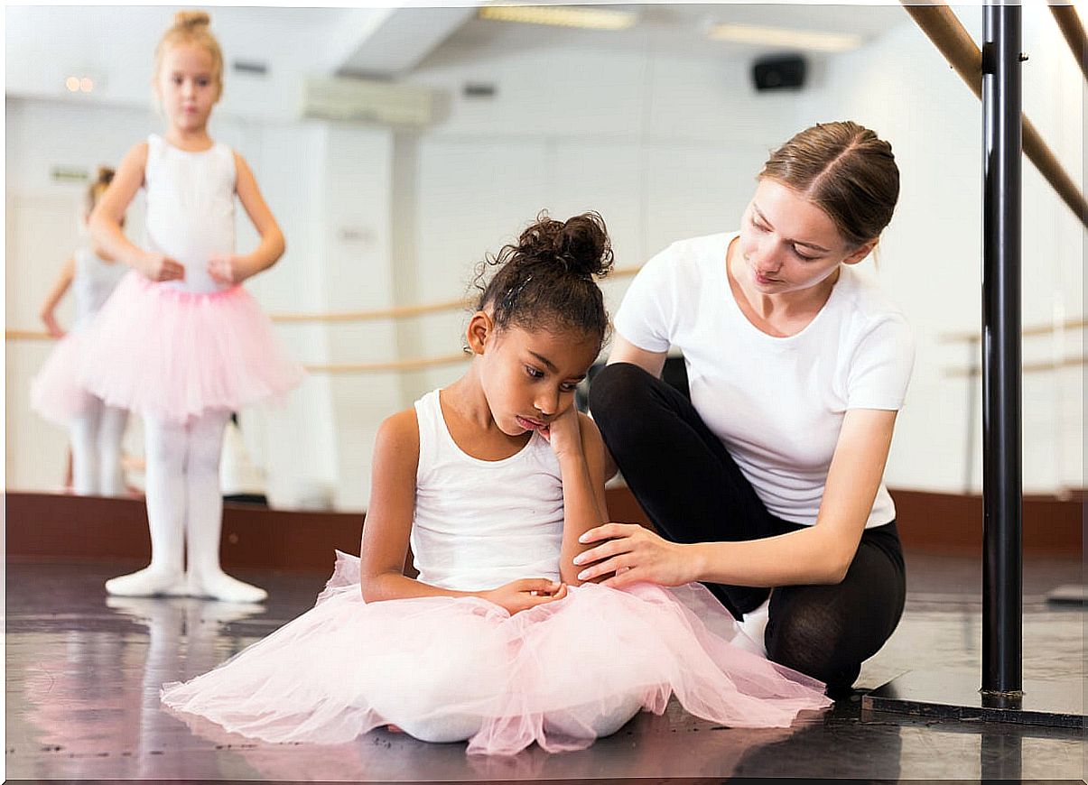 Girl unmotivated with ballet because she doesn't like it.