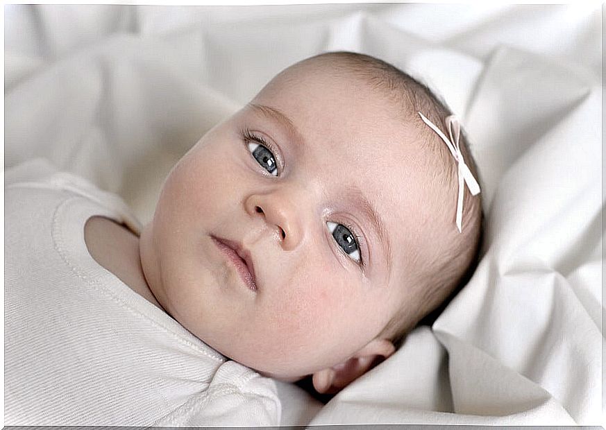 Why do babies have gray eyes at birth?